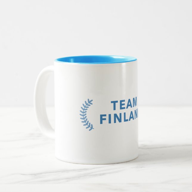 Taza Bicolor Equipo Finlandia (Anverso izquierdo)