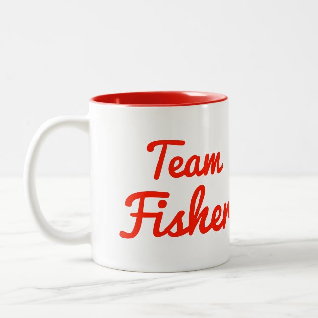 Taza Bicolor Equipo Fisher (Izquierda)