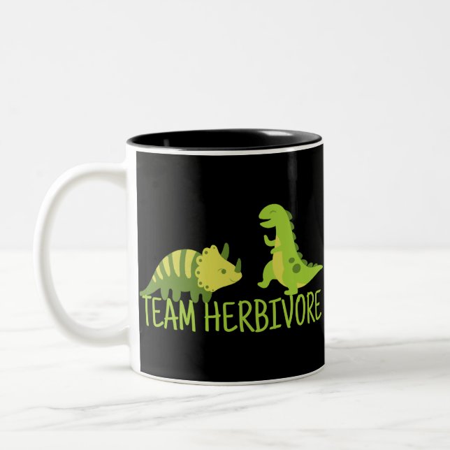 Taza Bicolor Equipo Herbivore Vegan (Izquierda)