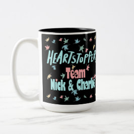 Taza Bicolor Equipo Nick Y Charlie Black