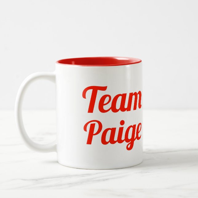 Taza Bicolor Equipo Paige (Izquierda)