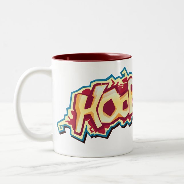 Taza Bicolor Equipo rojo de HoopWorld (Izquierda)