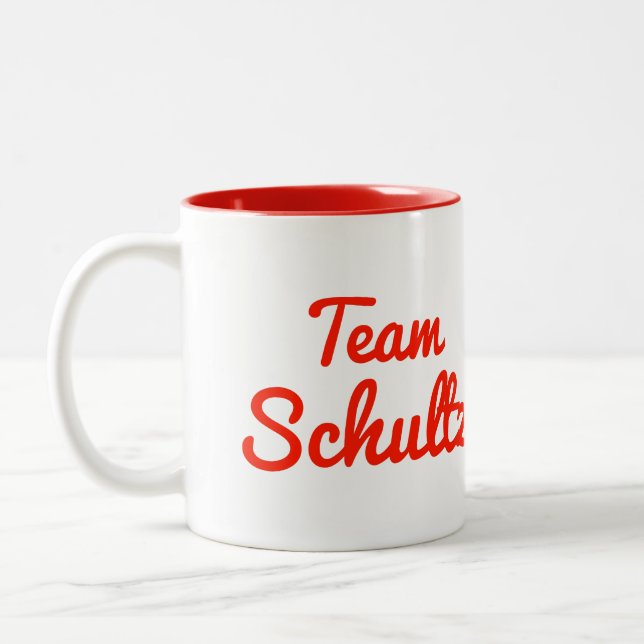 Taza Bicolor Equipo Schultz (Izquierda)