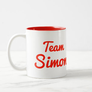 Taza Bicolor Equipo Simon