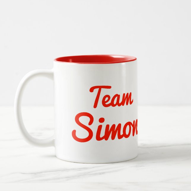 Taza Bicolor Equipo Simon (Izquierda)