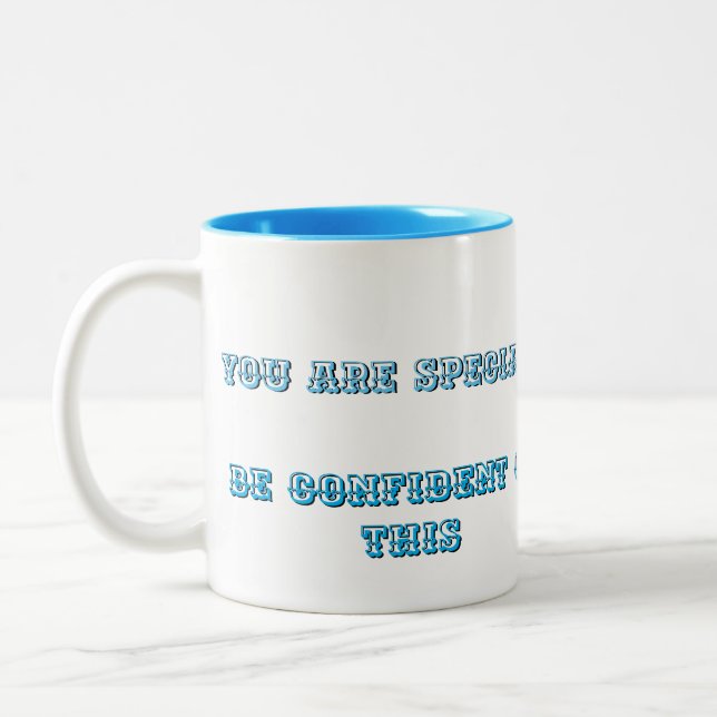 Taza Bicolor Eres especial, confía (Izquierda)