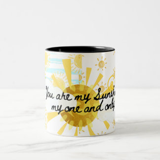 Taza Bicolor Eres mi paro con la temática del sol diversión y t