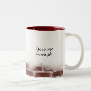 Taza Bicolor Eres Suficiente Mug