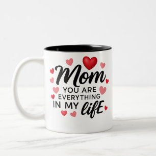 Taza Bicolor Eres todo mamá