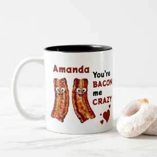 Taza Bicolor Eres un amor loco de San Valentín