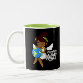 Taza Bicolor Eres un ángel