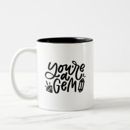 Taza Bicolor Eres un Gem (actualizado) con letra