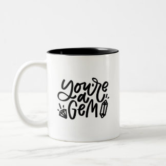 Taza Bicolor Eres un Gem (actualizado) con letra