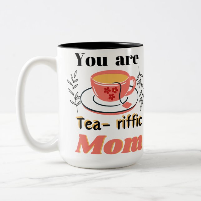 Taza Bicolor Eres una madre teariffica (Izquierda)