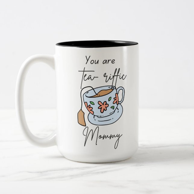 Taza Bicolor Eres una madre teariffica (Izquierda)