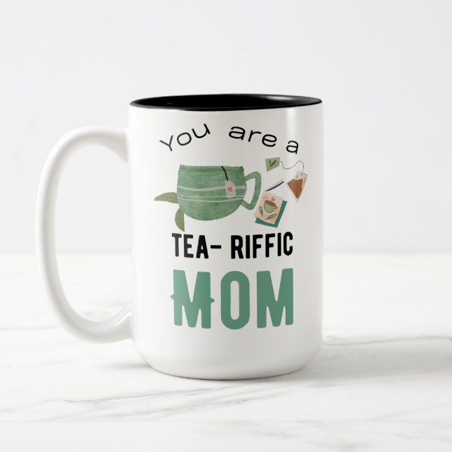 Taza Bicolor Eres una madre teariffica (Izquierda)