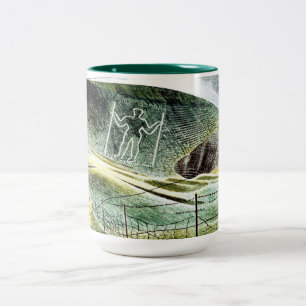 Taza Bicolor Eric Ravilious - El gigante de Wilmington,