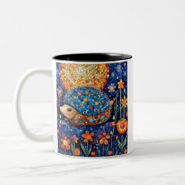 Taza Bicolor Erizo Camuflado