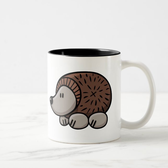 Taza Bicolor Erizo del dibujo animado (Derecha)