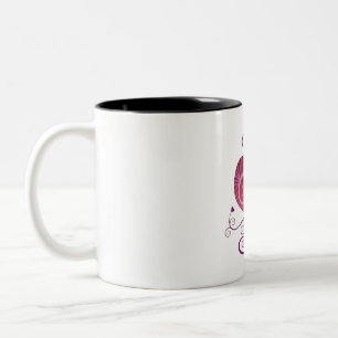 TAZA BICOLOR ERZULI FREDA DAHOMEY VEVE FROSÓ LA BARRA DE CERVEZ