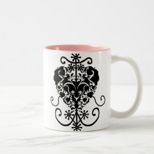 Taza Bicolor Erzulie, diosa del amor del vudú