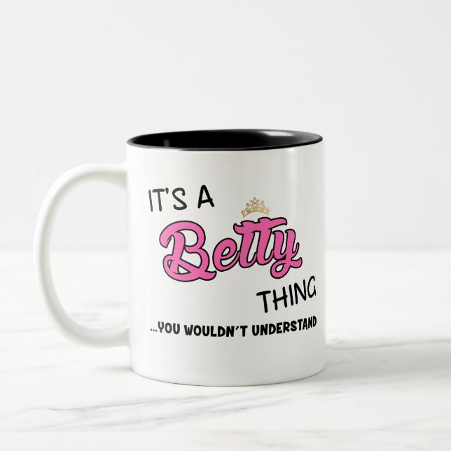 Taza Bicolor Es algo de Betty que no entenderías (Izquierda)