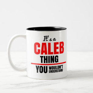 Taza Bicolor Es algo de Caleb que no entenderías