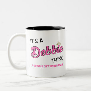 Taza Bicolor Es algo de Debbie que no entenderías