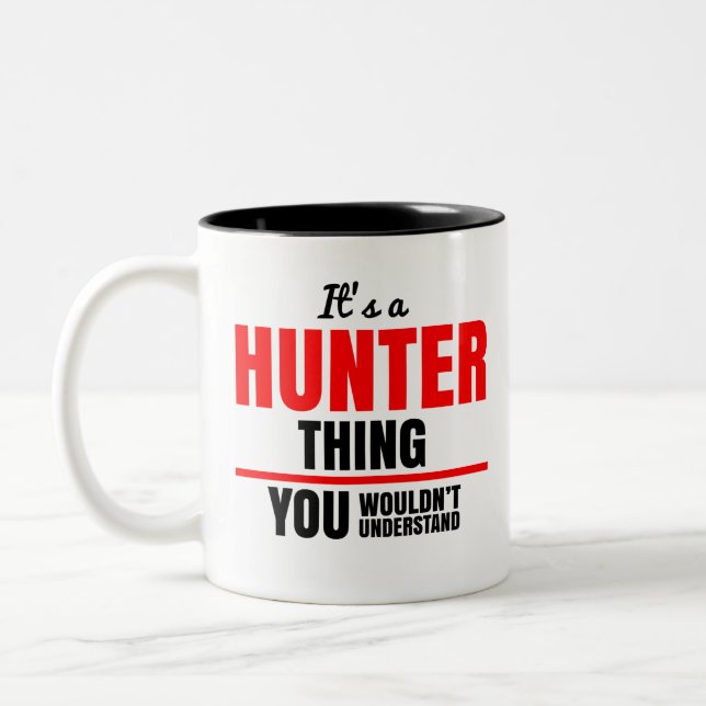 Taza Bicolor Es algo de Hunter que no entenderías. (Izquierda)