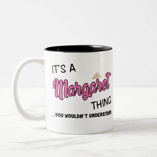 Taza Bicolor Es algo de Margaret que no entenderías (Izquierda)