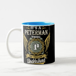 Taza Bicolor Es algo de Peterman que no podrías entender