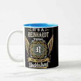 Taza Bicolor Es algo de Reinhardt que no puedes entender