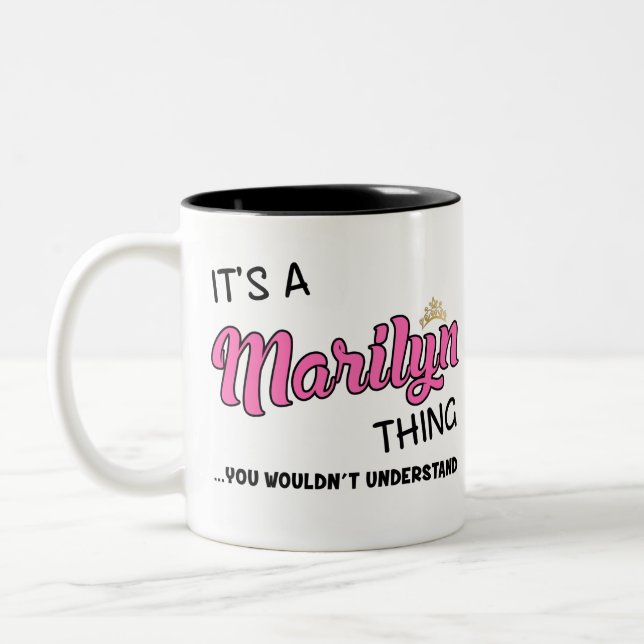 Taza Bicolor Es algo que Marilyn no entenderías (Izquierda)