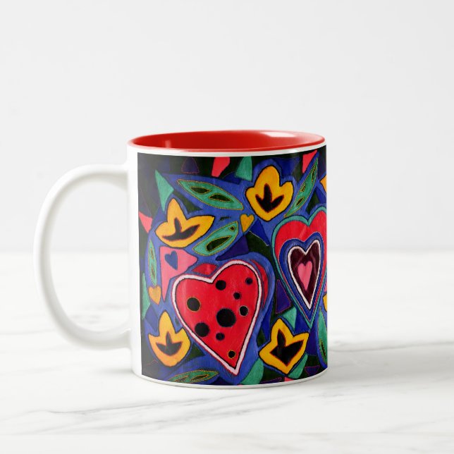Taza Bicolor Es divertido estar enamorado (Izquierda)