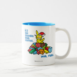 Taza Bicolor Es el pensamiento que cuenta
