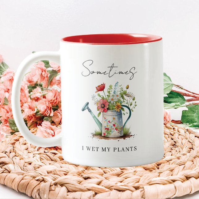 Taza Bicolor Es Gracioso Que Moje Mis Plantas (Subido por el creador)