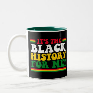 Taza Bicolor Es la historia negra para mí