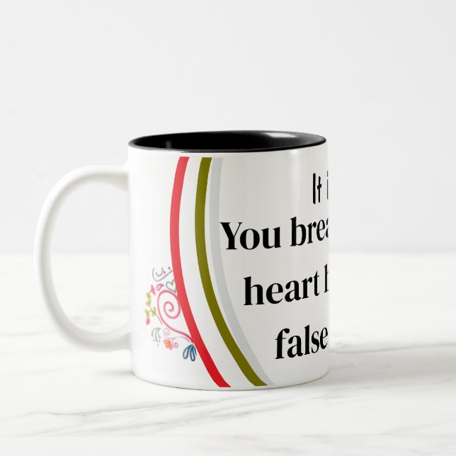 Taza Bicolor Es real (Izquierda)