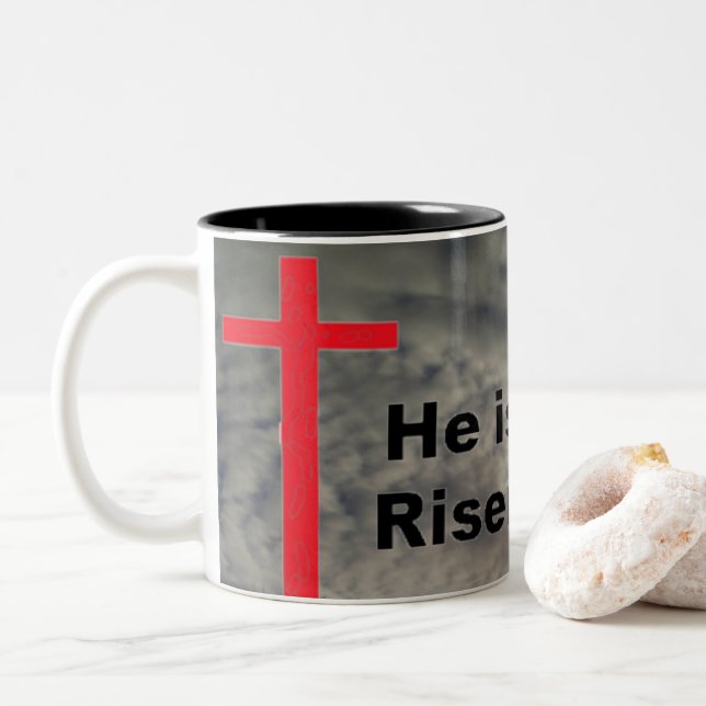 Taza Bicolor Es Risen Mug (Con donut)