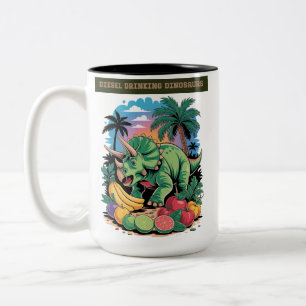 Taza Bicolor Es sólo el desayuno