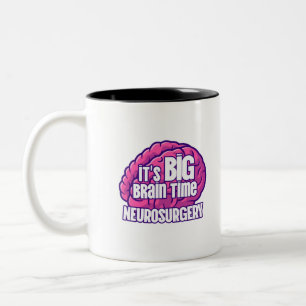 Taza Bicolor Es un gran momento cerebral - Neurocirugía MUG