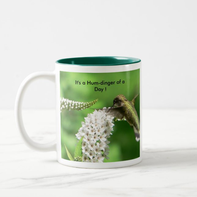 Taza Bicolor ¡Es un Ronquido-dinger de un día! (Izquierda)