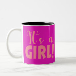 Taza Bicolor Es una chica Sarah