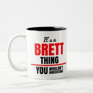Taza Bicolor Es una cosa de Brett que no entenderías