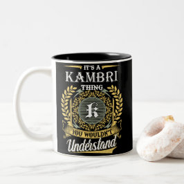Taza Bicolor Es una cosa de Kambri que no podrías entender