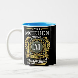 Taza Bicolor Es una cosa de Mceuen que no podrías entender