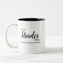 Taza Bicolor Es una cosa más fuerte... un tazón de café de dos