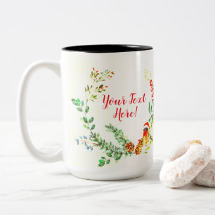 Taza Bicolor Es una fiesta de invierno/taza de Navidades