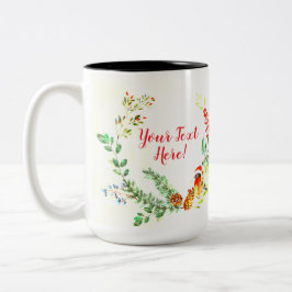 Taza Bicolor Es una fiesta de invierno/taza de Navidades