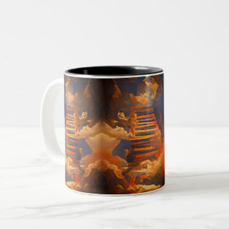 Taza Bicolor Escalera hasta el cielo
